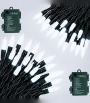 White battery mini string lights with timer box