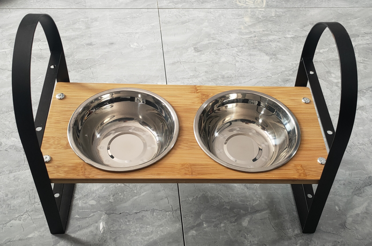 ペット 食事台 Iseebiz ペットフードスタンド フードボウル ペットボウル 犬 いぬ イヌ 食器スタンド お盆 机 つくえ トレー 高さ調節 小型犬 中型犬 猫 ねこ ネコ 水入れ ご飯入れ 餌台 餌入れ ご飯台 ドッグフード入れ