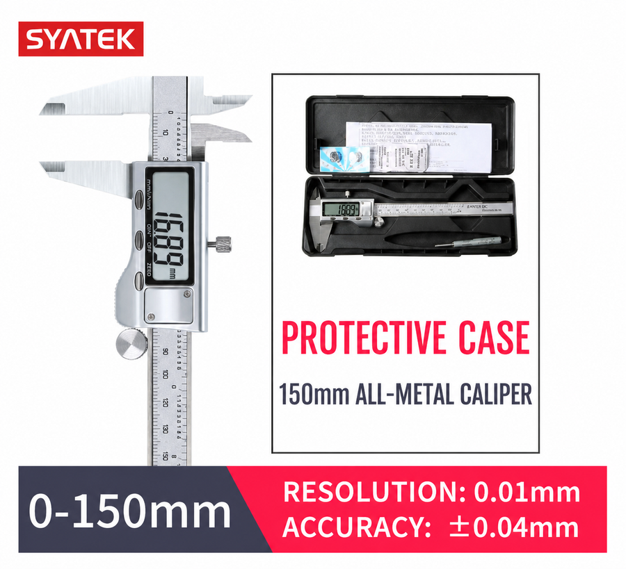 ISEEBIZ 150mm Stainless-Steel Digital Caliper